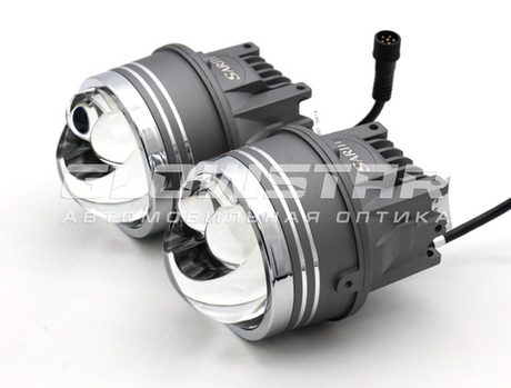 Светодиодные ПТФ Sariti N5, 3.0 дюйма, 12V, 45/786W, 6000K, универсальное крепление (комплект, 2шт)