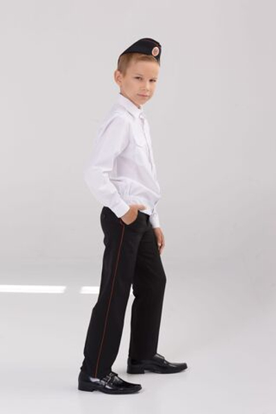 Брюки форменные казачьи классические школьные казачий класс