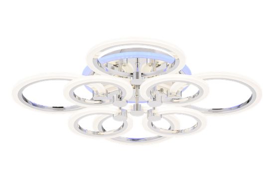 3009/4+4 CR+RGB (1) Люстра M (RL)