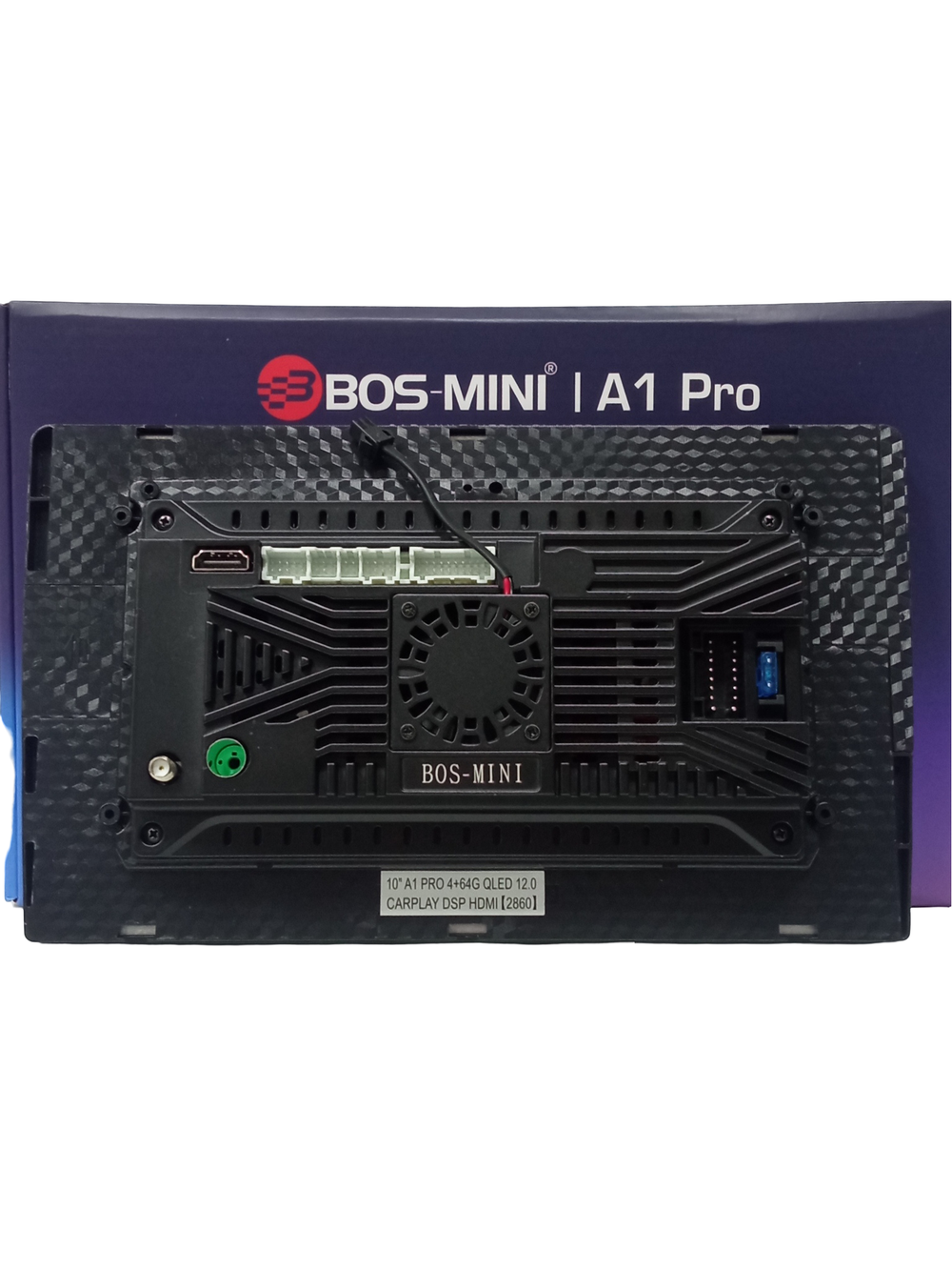 Автомагнитола 2DIN QLED DSP9" Android 4+64GB BOS-MINI A1PRO