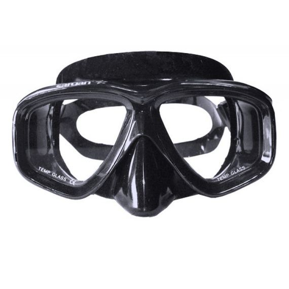 Маска Sargan Дельта Черный силикон Черная рамка