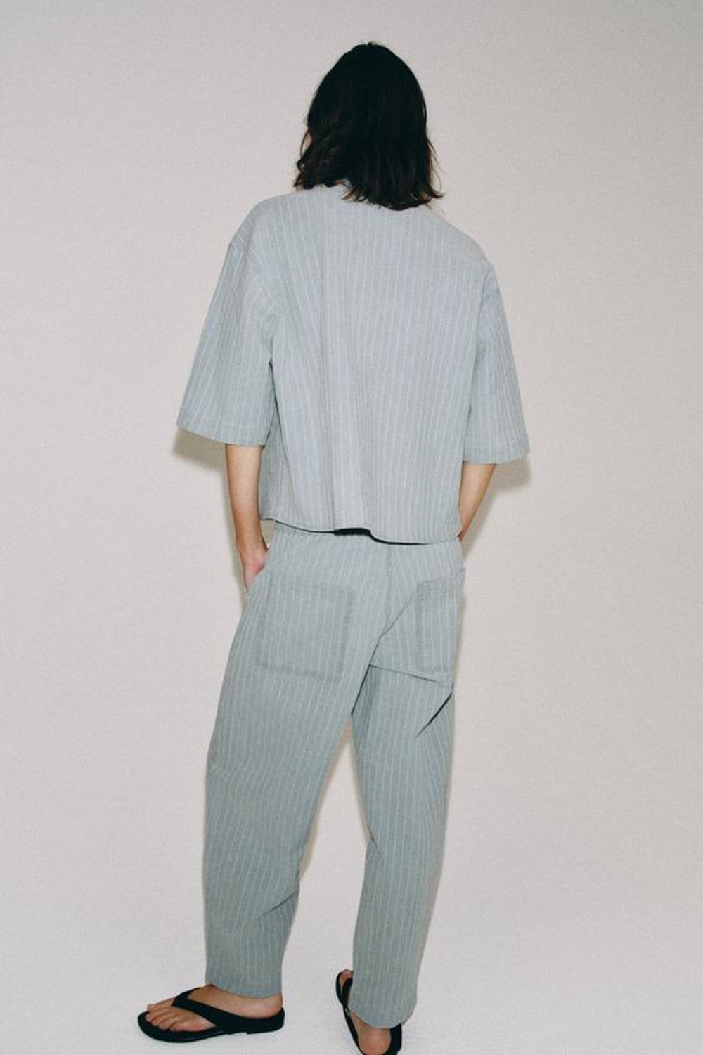 ZARA ДЖИНСЫ — ZW COLLECTION, ГОЛУБОЙ