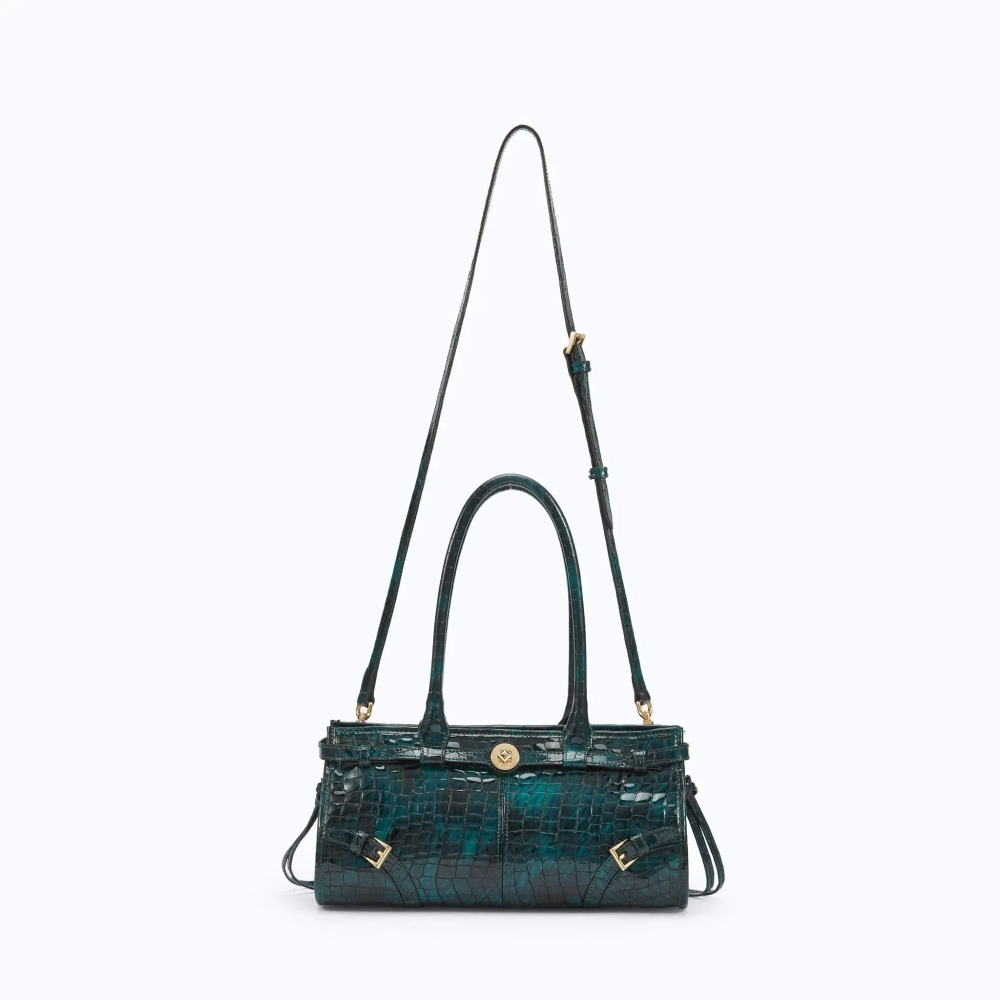 MANC КОЖАНАЯ СУМКА "BABY JANE", ИЗУМРУДНЫЙ