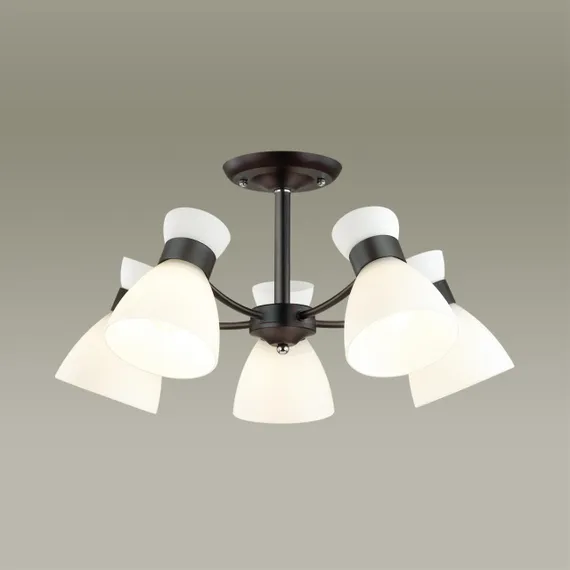 4534/5C COMFI LN21 82 черный Люстра потолочная E27 5*60W 220V WILMA