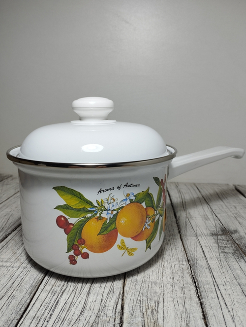 Кастрюля 1,5л цилинд с 1 руч с рис Фруктовая фантазия 16084АП