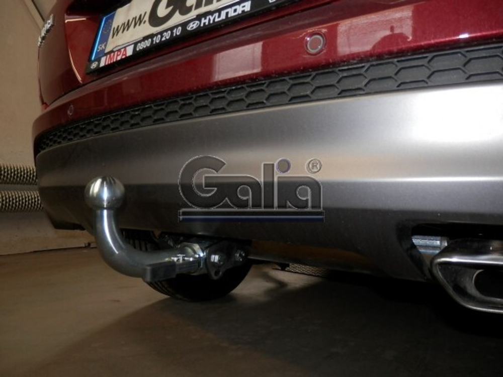 Фаркоп оцинкованный Galia H095C для Hyundai Tucson дорестайл 2015-2018, Kia Sportage 4 дорестайл 2015-2018(паспорт и сертификат в комплекте)(без электрики)