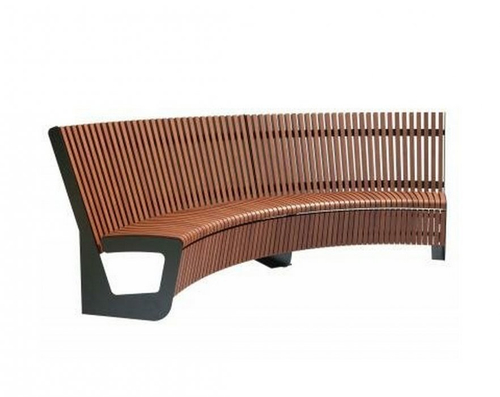 Скамейка стальная полукруглая «Авиньон» 15497