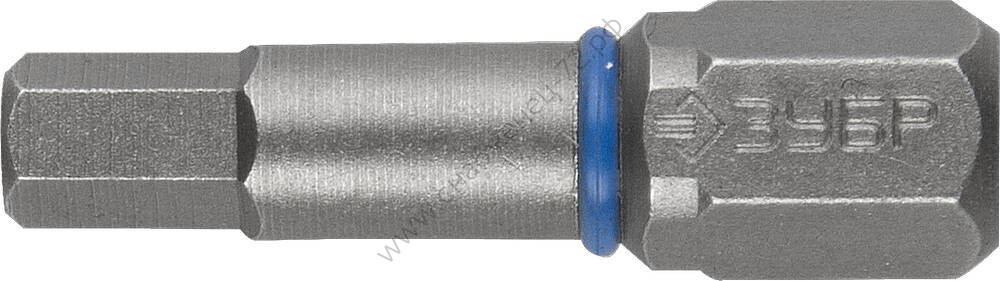 ЗУБР ЭКСПЕРТ HEX 3, 25 мм, 2 шт., Торсионные биты (26017-3-25-2)