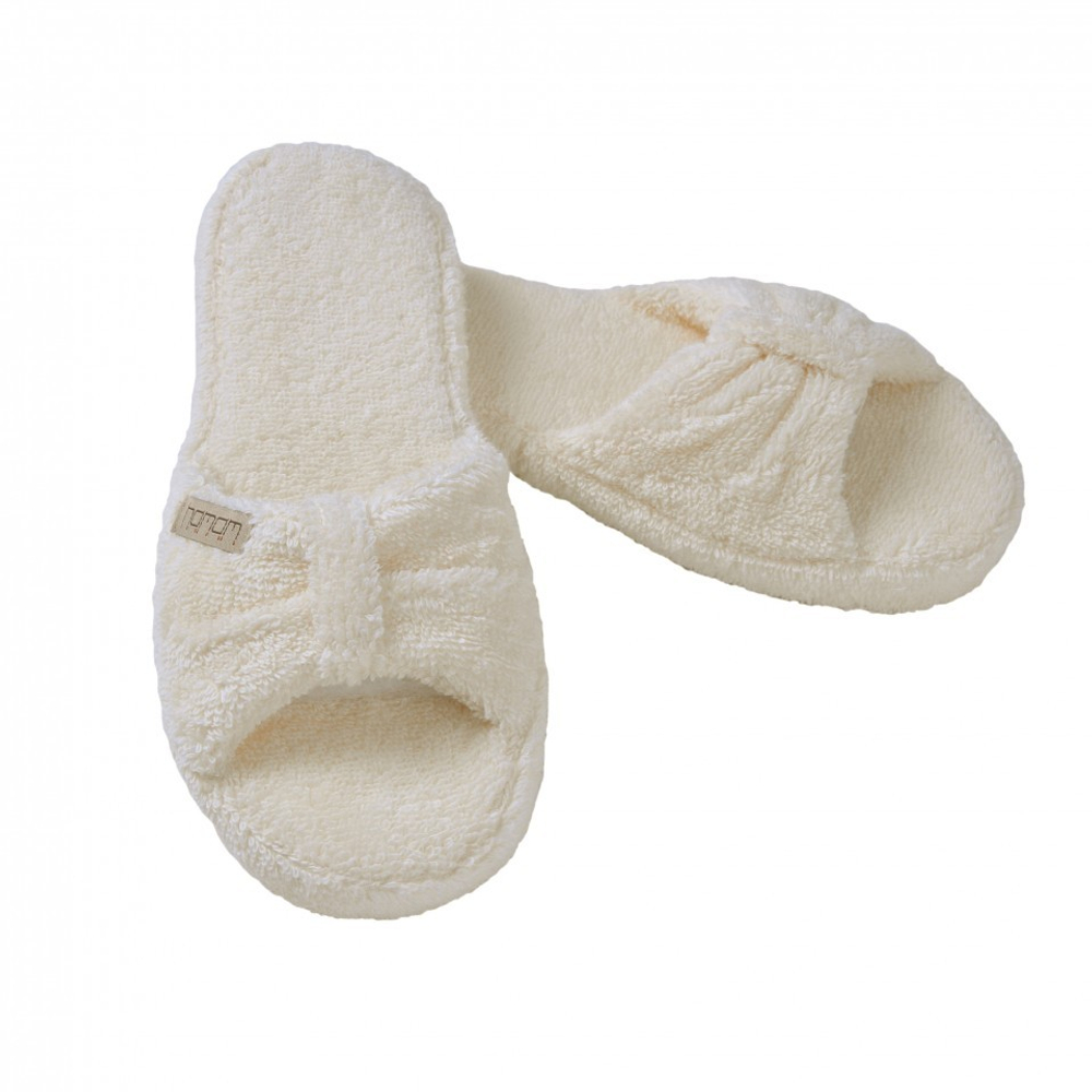 Домашние тапочки женские Hamam Pera слоновая кость Турция
