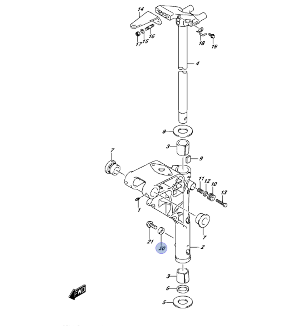 Анод Suzuki 55321-87J01-000