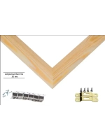 Деревянная рама 40x65 для картин на подрамнике сеч. 30x15