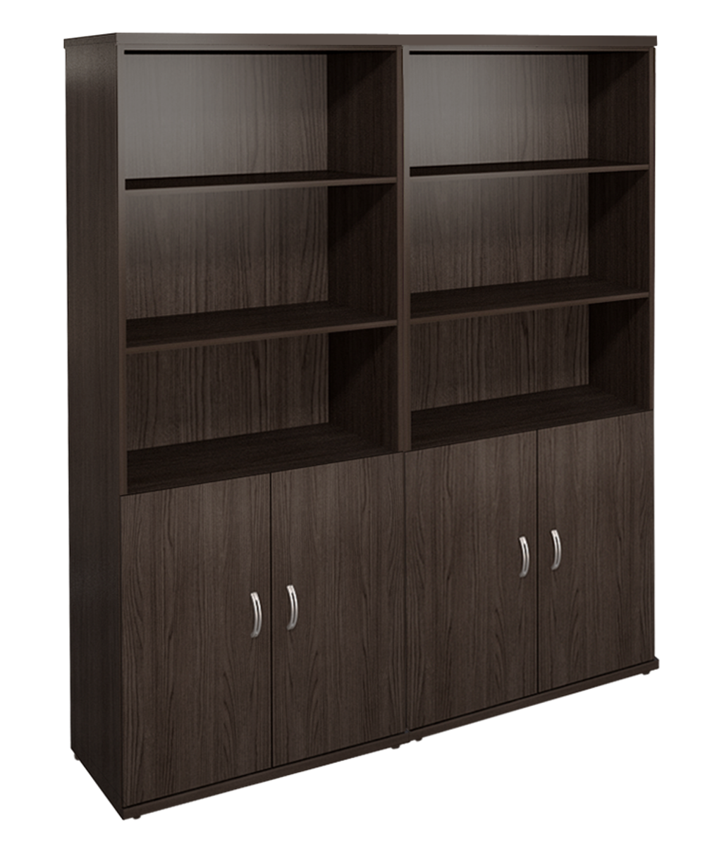 Шкаф для документов двойной открытый ЭТАЛОН