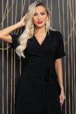 Платье Полина (мерцающий черный) П11779 LT Collection