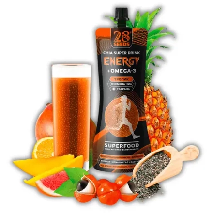 Энергетический напиток ЧИА ОМЕГА-3 «Тропик» 250 мл