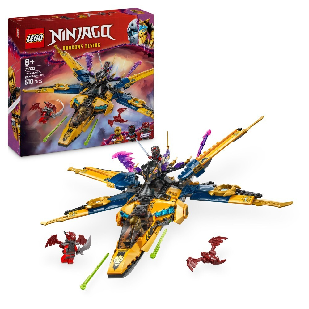 LEGO Ninjago/ Штормовой суперджет Раса и Арин/ 71833