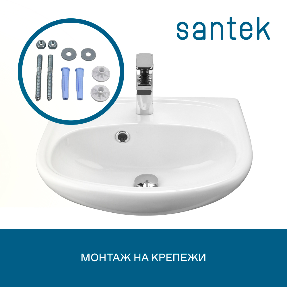 Раковина Santek Анимо 40 отверстие под смеситель 1WH110490