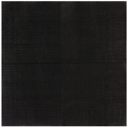 Салфетка в черном цвете, 33 см, 12 шт