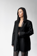 Пиджак апсайклинг с вуалью