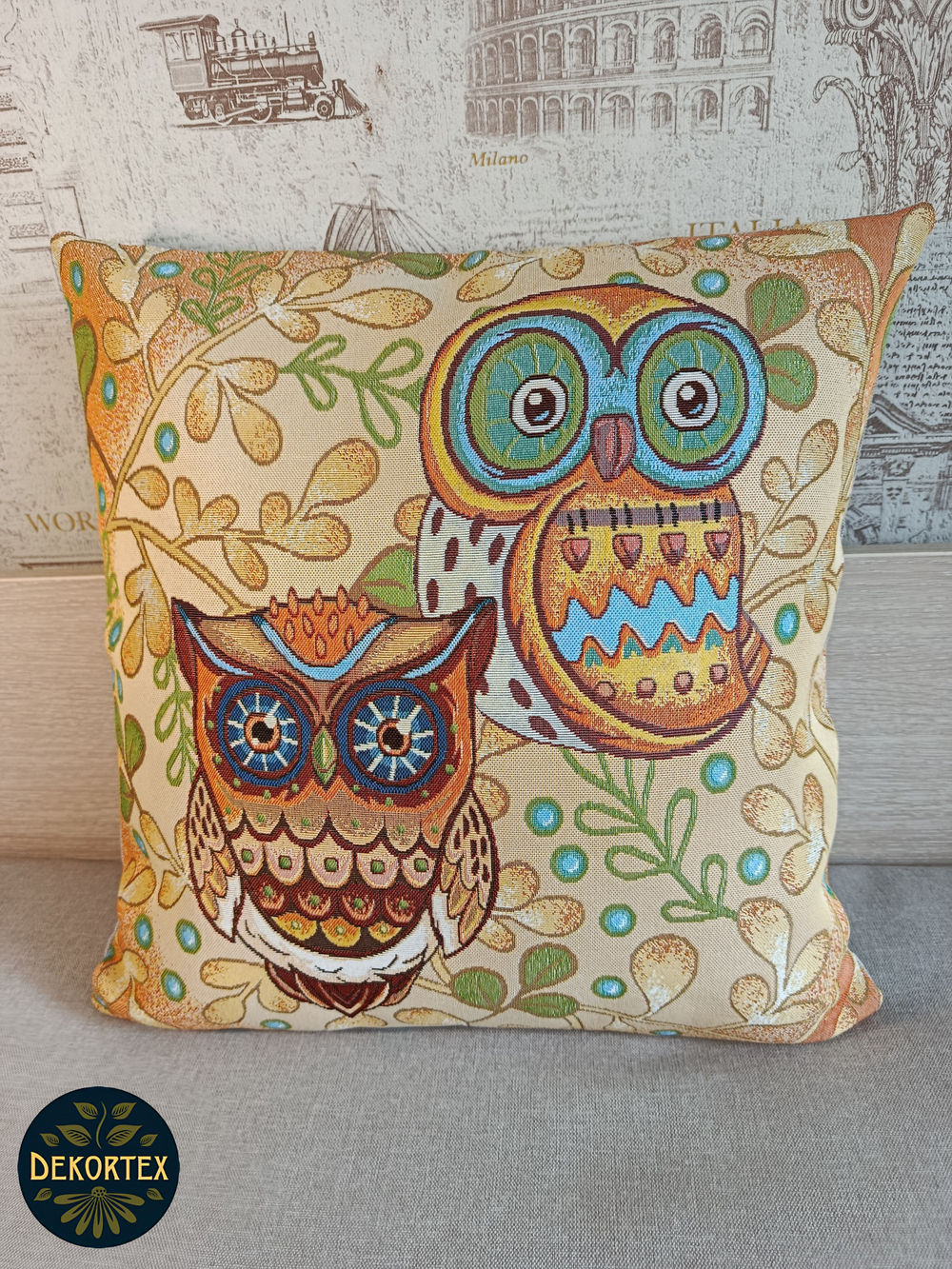 Декоративная гобеленовая наволочка для интерьерной подушки Дневной дозор 47*47