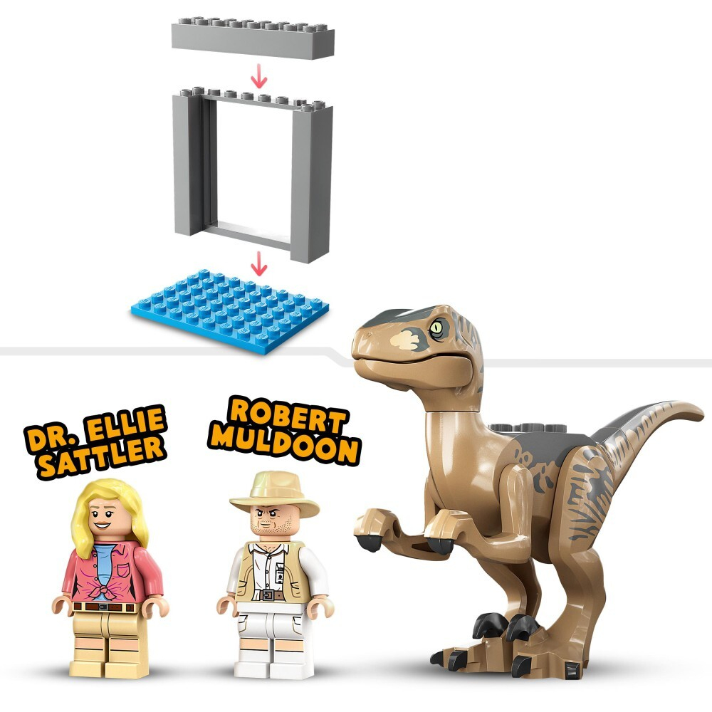 LEGO Мир Юрского периода — Побег велоцираптора 76957