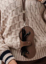 Футляр для очков / очечник DBR 15-82 коричневый лист коричневый какао