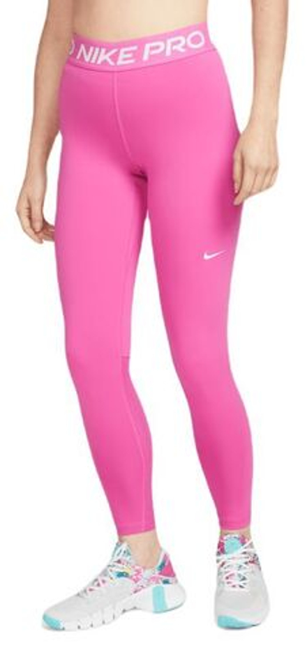 Леггинсы Nike Pro 365 Tight - active fuchsia/white