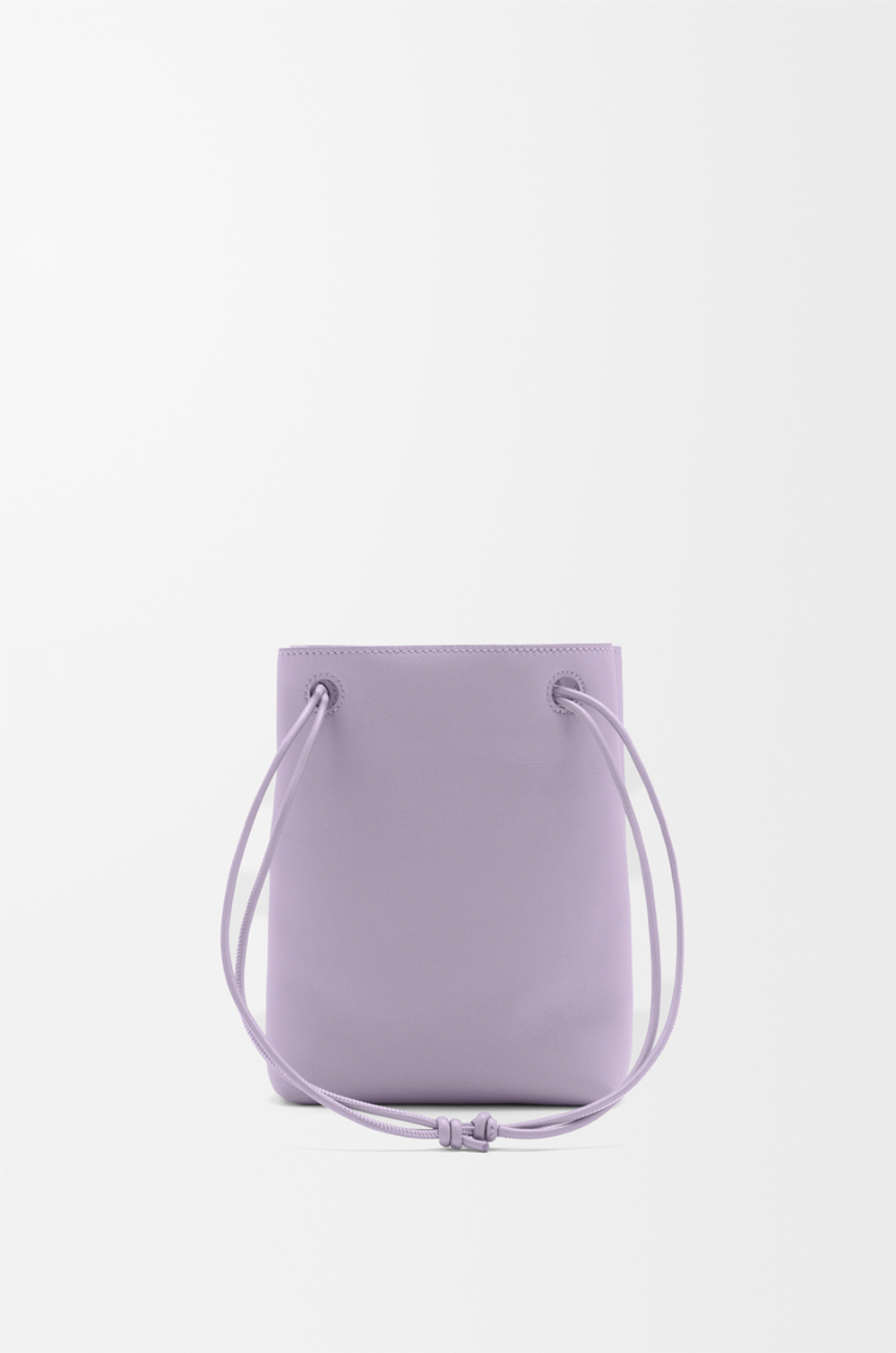 Loewe Сумка-мешок Pebble из гладкой телячьей кожи, сиреневый