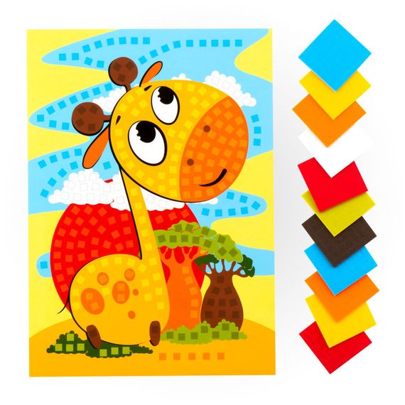 Мягкая мозаика. Большой набор &quot;Жираф&quot;