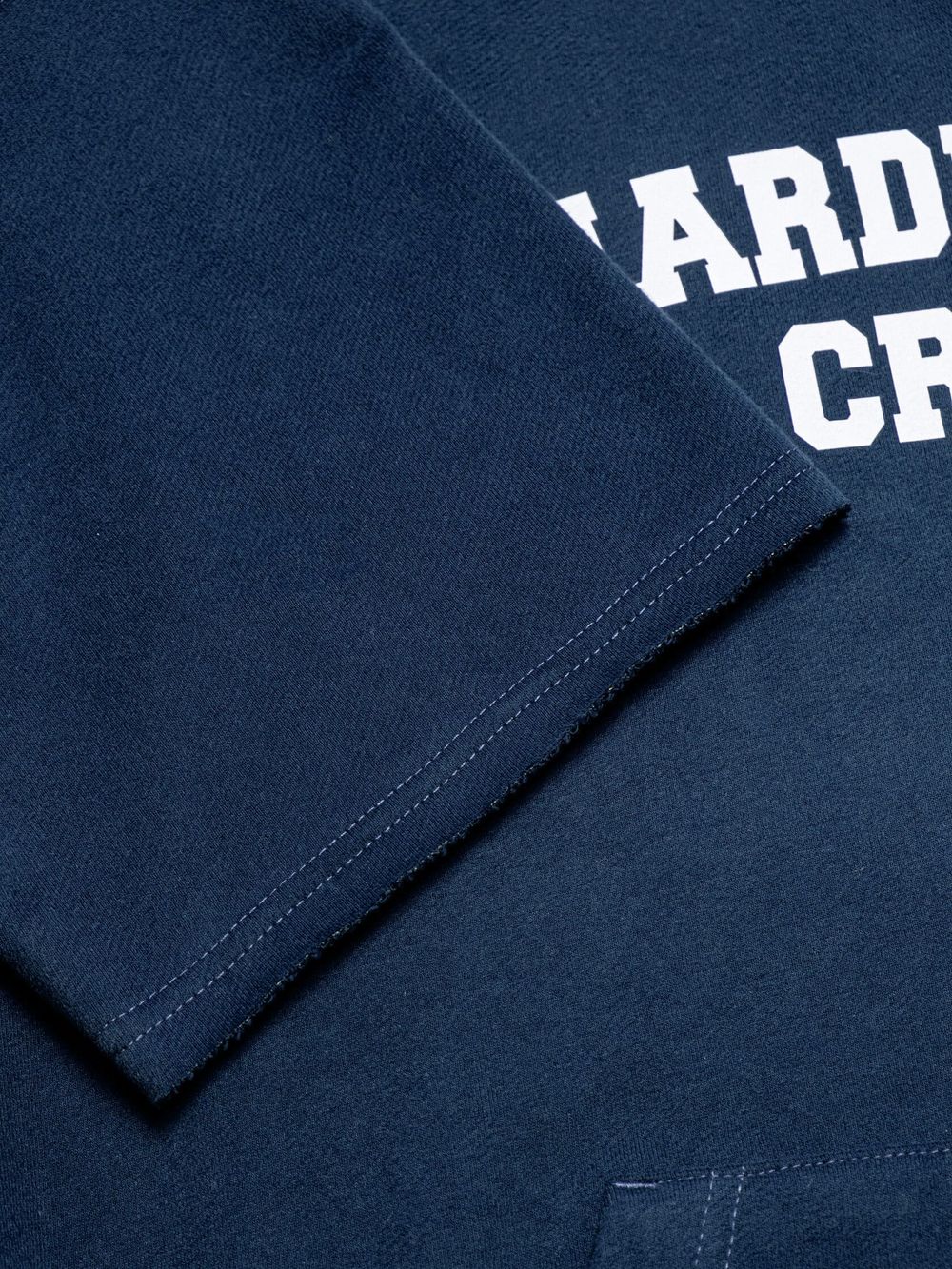 Толстовка Hardlunch Crew с коротким рукавом темно-синяя