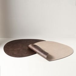 Набор из 4-х двухсторонних сервировочных салфеток Drop, 33х41 см, шоколадный/бежевый