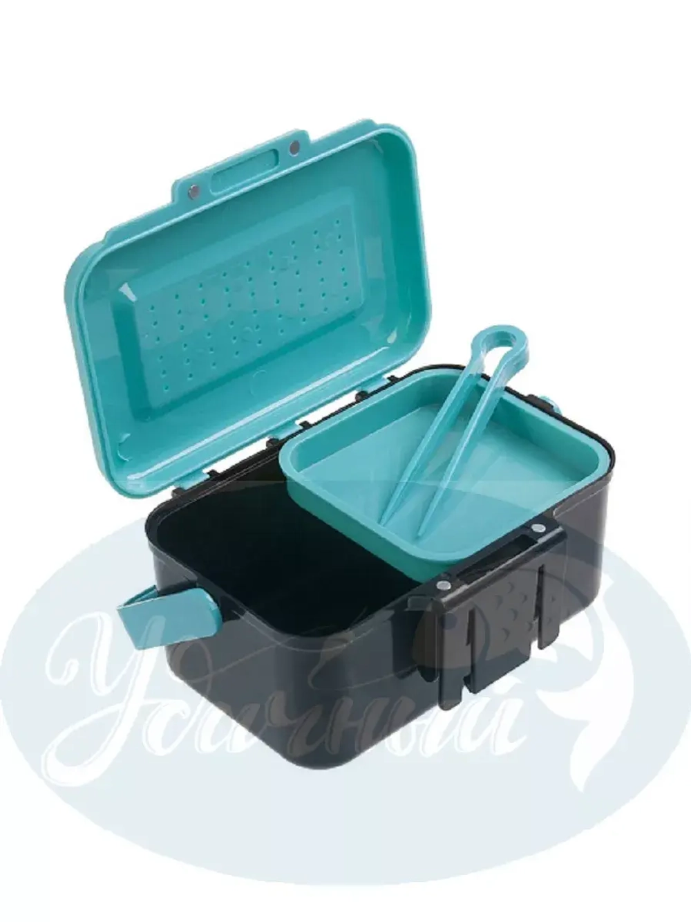 Коробка для наживки поясная 14х11х7см