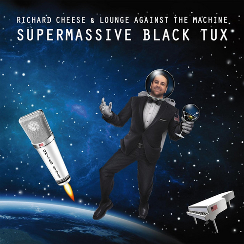 Richard Cheese - Supermassive Black Tux - Transparent Clear w/ Silver Splatter LP