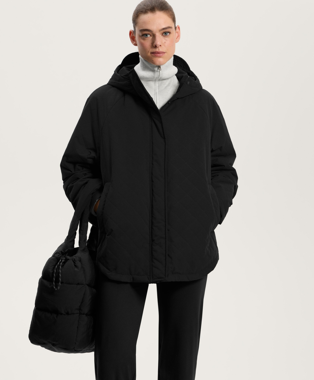 Oysho Водонепроницаемая утепленная куртка FELLEX® AEROGEL 3k, черный