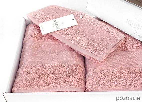 Набор полотенец   EXELLENCE - ЭКСЭЛЕНС 3пр 30х50 50х100 и 70х140 Maison Dor (Турция)