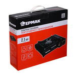 Плитка газовая с цанговым захватом, с переходником ЕРМАК, 34*26*9см