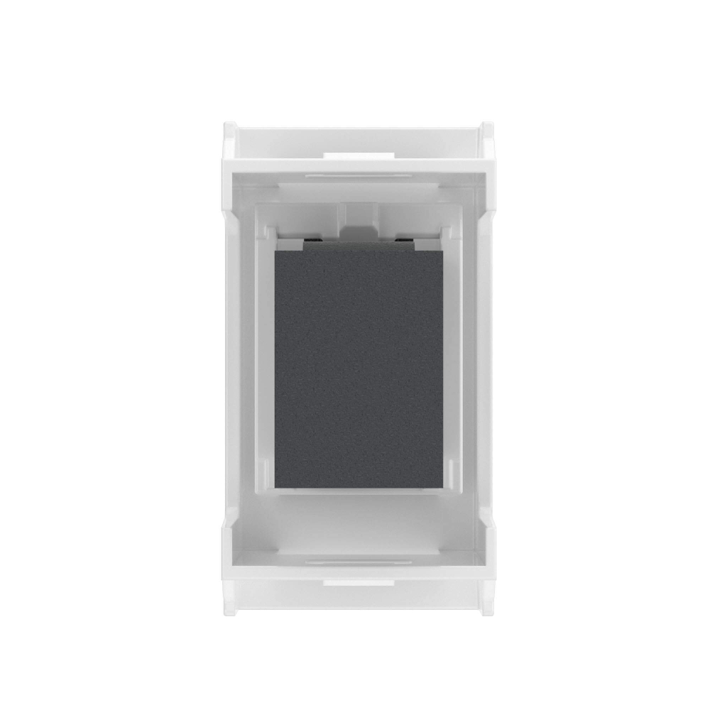 Компьютерная розетка RJ-45 кат.5E, «Viva», 1 мод., белая