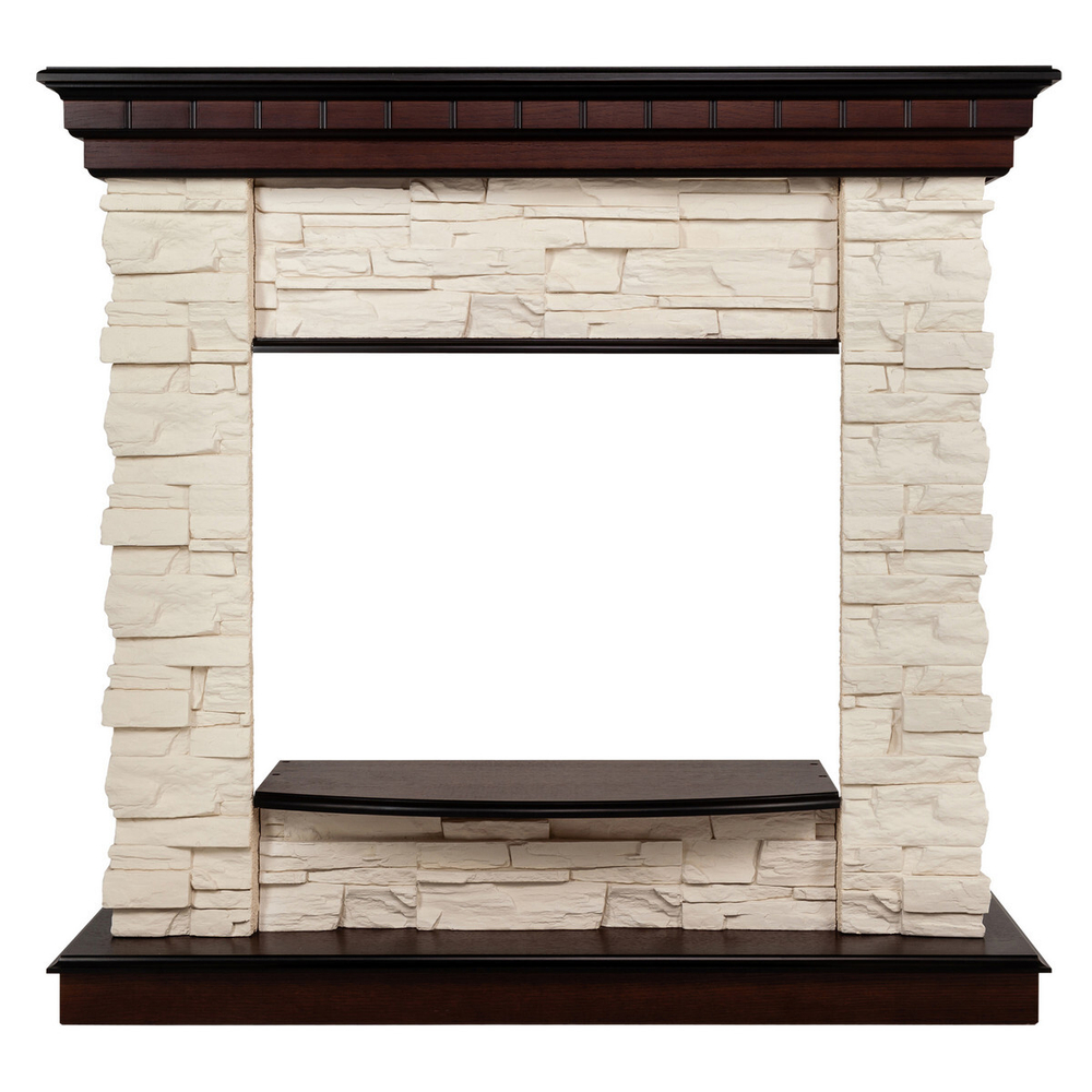 Портал каминный из МДФ RealFlame Elford 25 AO античный дуб, под очаг RealFlame Firefield 25 S IR