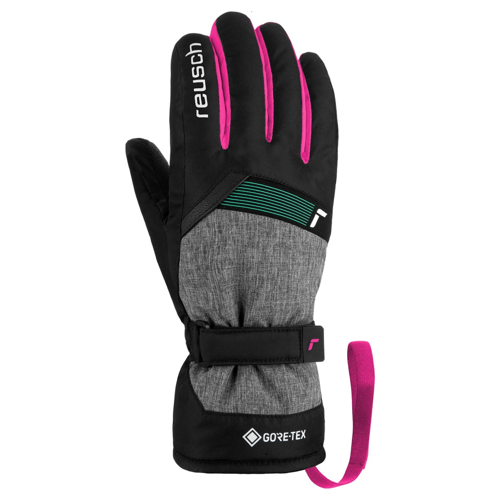 Перчатки REUSCH Flash GTX Black/Black Melange/Pink