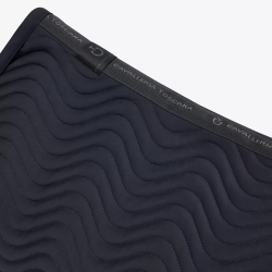 Выездковый вальтрап Cavalleria Toscana Double Orbit Wave Quilted Dressage Saddle Pad