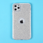 Чехол ТПУ с блестками для iPhone 11 Pro Max, 010028 Серебристый