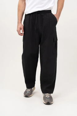 Брюки KUL'TURA "Nylon cargo" Черный