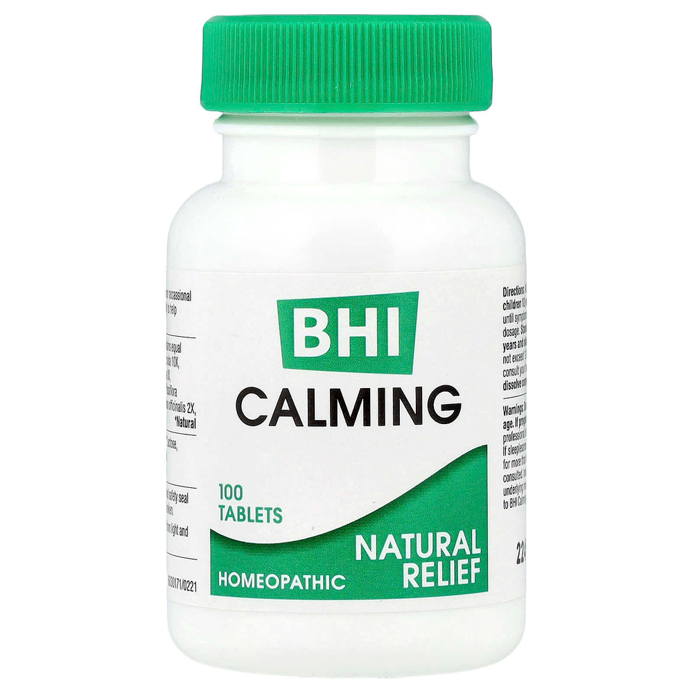 MediNatura, BHI, Calming, 100 таблеток