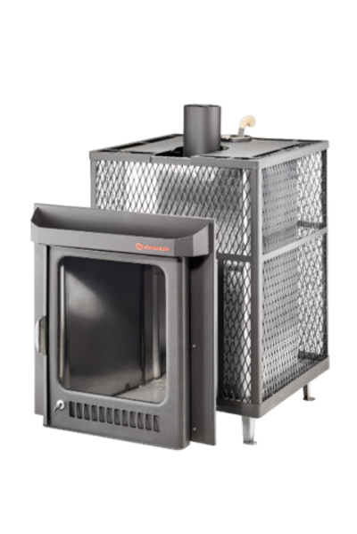Печь для бани "Квадра" в сетке