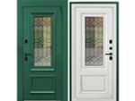 Дверь входная Эмирида Термо зеленый мох 6005