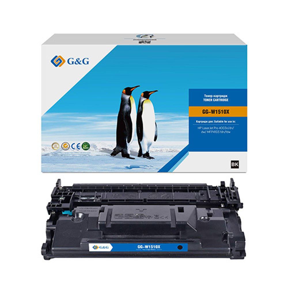 Картридж G&amp;G, аналог HP W1510X для LaserJet Pro 4003/4103 (9.7k)