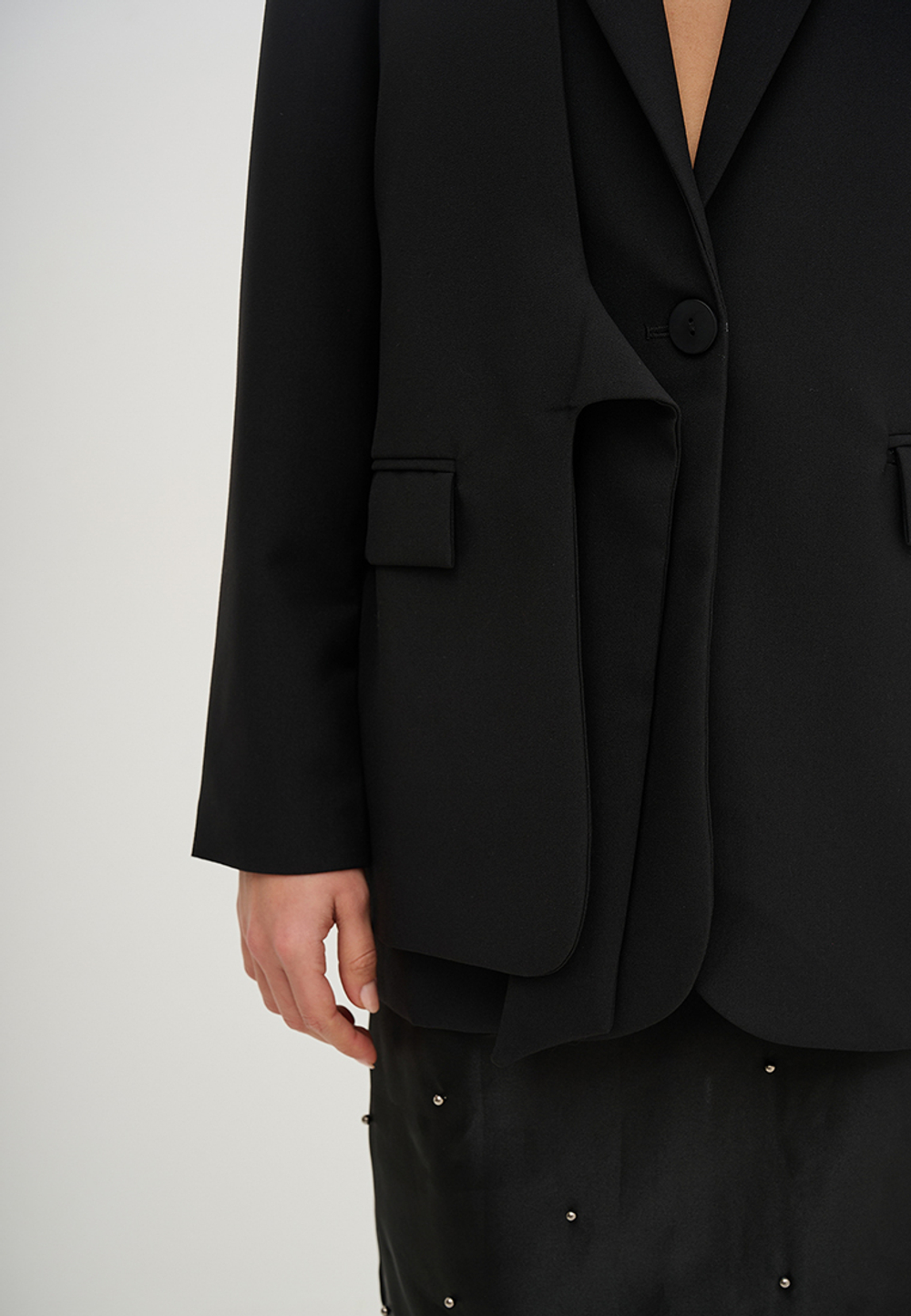 Пиджак асимметричный