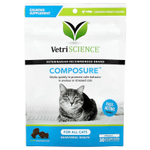 Vetriscience, Composure ™, для всех кошек, курица и форель, 30 жевательных таблеток, 45 г (1,59 унции)