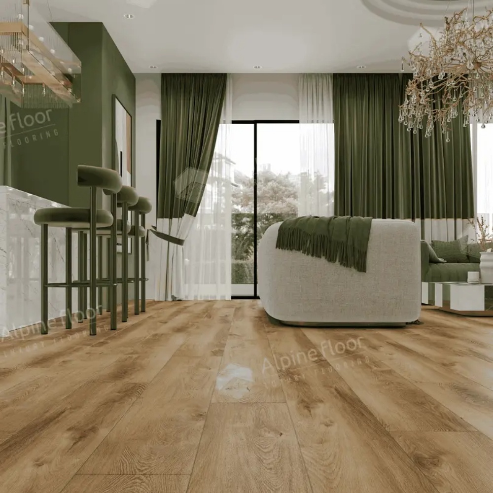 Кварцвиниловая плитка Alpine Floor Premium 12 ECO 24-7 Дуб Карте