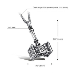 Подвеска молот на цепочке Steelman 90827