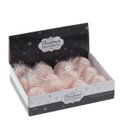 GAEM Набор из 12шт Украшение новогоднее "Шар", D 8 см, L35 W27 H9 см